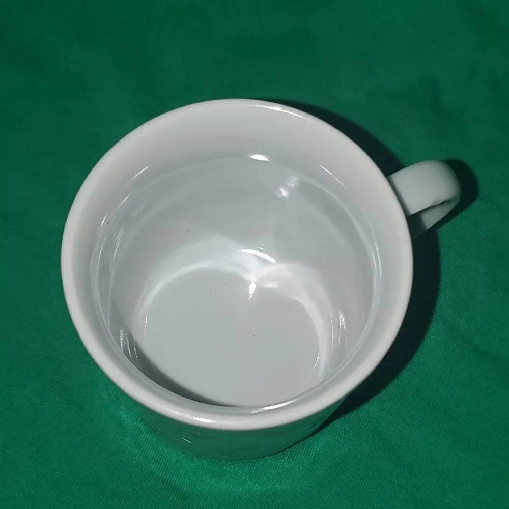 Vintage Longquan Celadon Koi Carp Fish Tea Coffee Cup 8 0z.